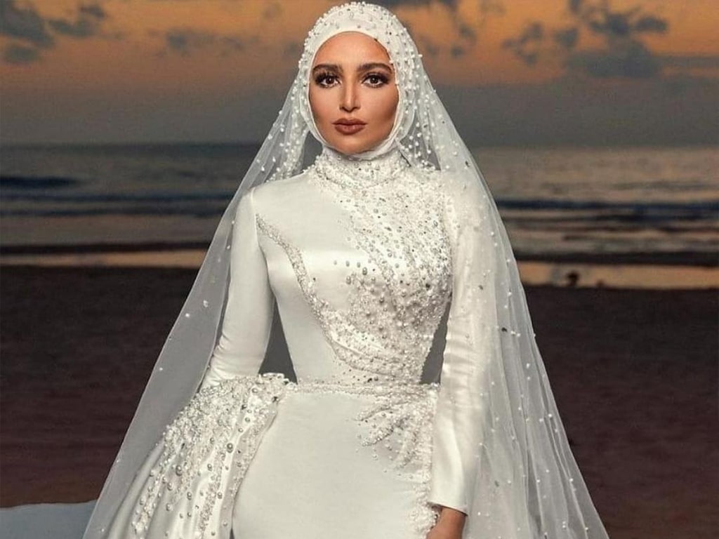 راهنمای انتخاب لباس عروس شیک با حجاب